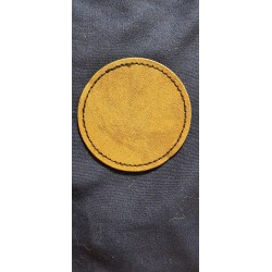 Leatherette Hat Patch Round